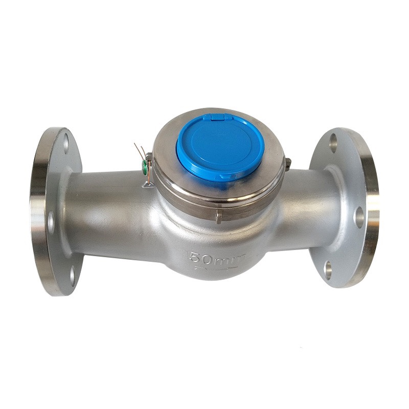 304不锈钢法兰丝扣水表RS485端口MODBUS通讯协议智能二次显示远传