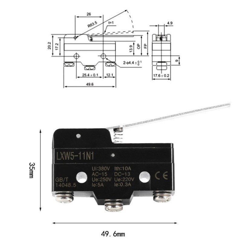 限位开关行程开关微动开关 LXW5-11G1/G2/Q1/M3银触点 小型限位器
