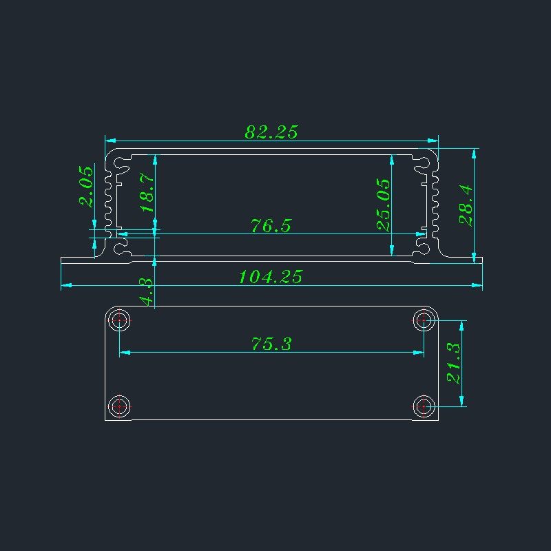 厂家直销机箱壳体钣金壳体铝型材外壳 铝合金型材外壳 电源铝盒75,搬运/仓储/物流设备,机械式停车设备（立体停车库）,淘宝优惠券,粉丝福利购,淘宝优惠卷