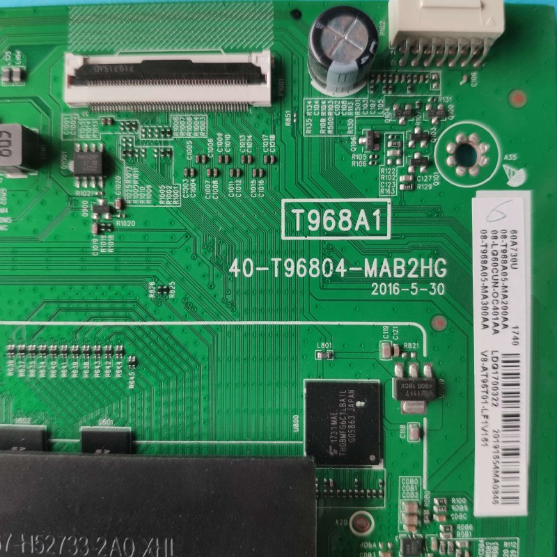 TCL L40/L43/L49/L50P2-UD D55A630U/A620U主板40-T9U6804-MAB2HG