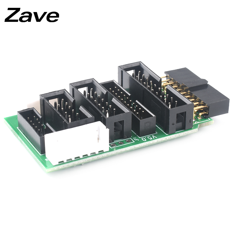 多功能转接板 支持jtag link v8 v9 ulink2 st linkarm stm32