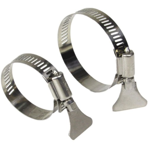 带柄304不锈钢卡箍管夹喉箍管卡抱箍厨房水槽下水管固定卡扣加厚