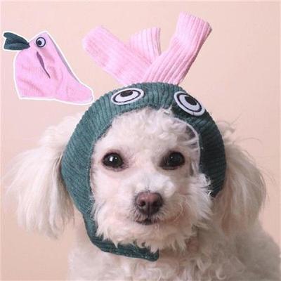 Dog Hat  Attractive Fastener Tape 2 Colors  Cute Puppy Dog