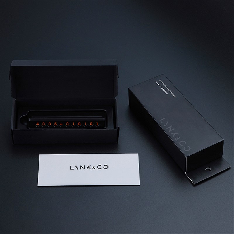 领克 Lynk&Co 停车号码牌 临时手机电话挪车车载移车牌装饰摆件