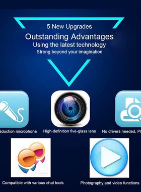 ViBAO K20/K68/K69 4K High Definition Webcam SB 2.0 67.9