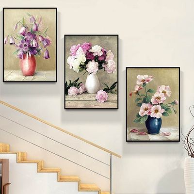 . Corridor decoration painting modern simple corridor