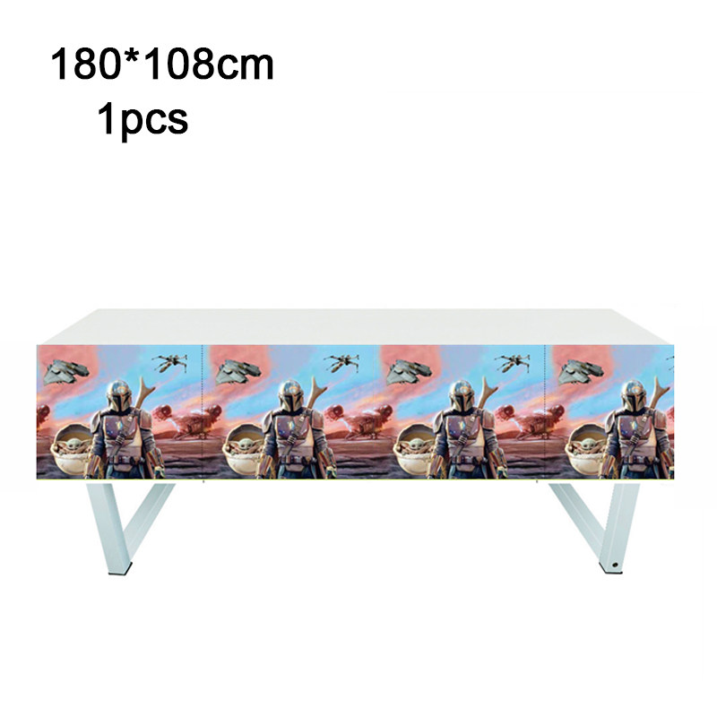 The Mandalorian Baby Yoda Party Supplies Paper Plates Cup Na