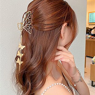 Butterfly Hair Clips 1PCS Butterfly Metal Hair Claw Clip Big
