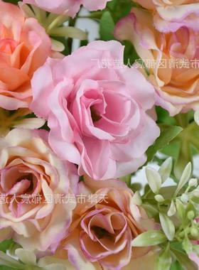 22 Diamond Rose Bouquet Autumn Spring Wreath Flower Arrangem