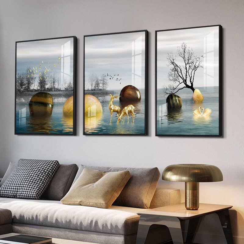 Living room decoration painting wall picture simple mural