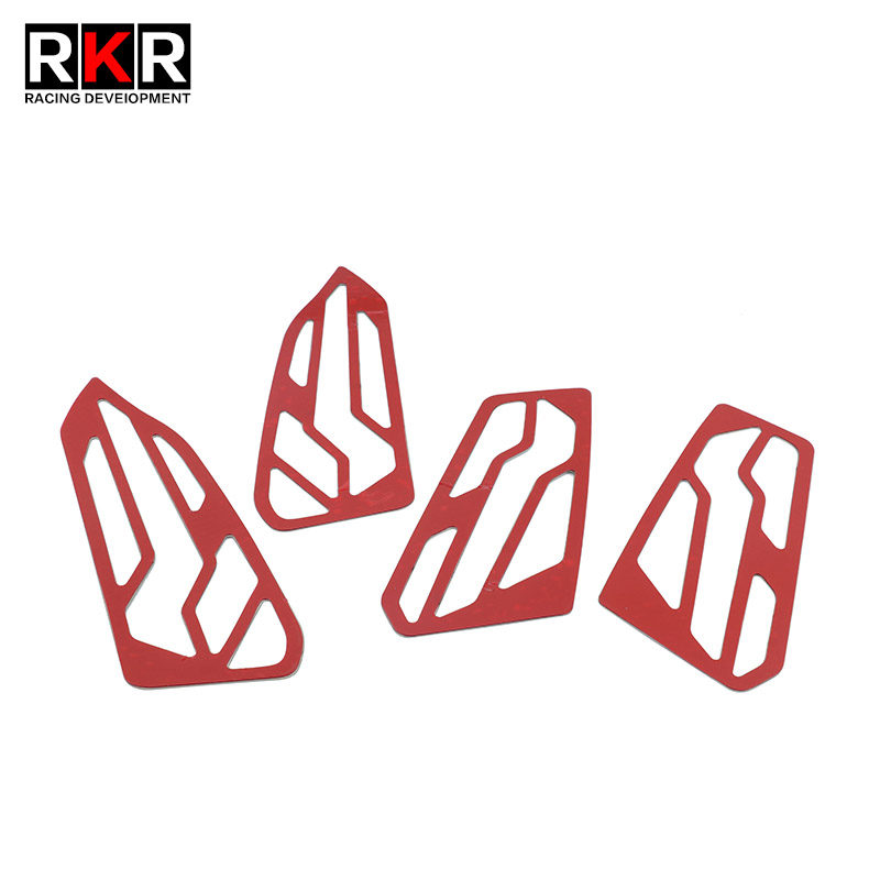 适合升仕350D摩托不锈钢脚踏板脚垫防滑款350D专用不锈钢拉丝踏板