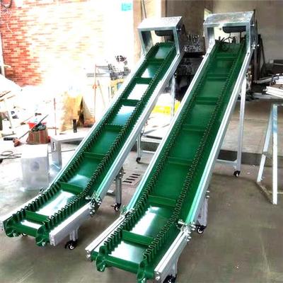 爬坡输送机小型皮带输送带平行食品传动快递流水线上料提升传送机