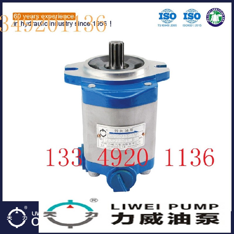 天力合肥力威汽车 6CT 转向助力泵齿轮油泵方向机 QC16/14-KMS