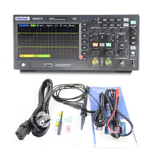汉泰数字示波器DSO2C10DSO2D10示波器100M存储150M双通道数字