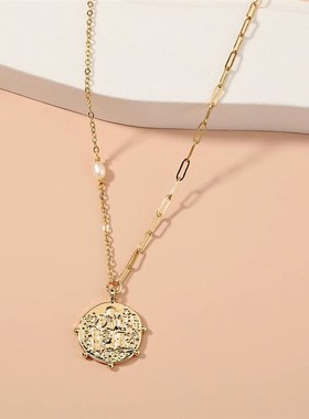 ~Ancient Rome Vintage Coin Necklace fashionable and versatil