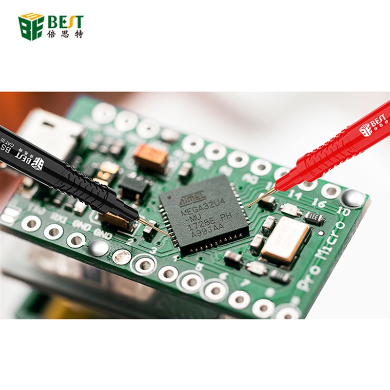 BEST-c050-JP 超导细尖表笔线 纯铜特尖镀金钢针 万用表可换头表