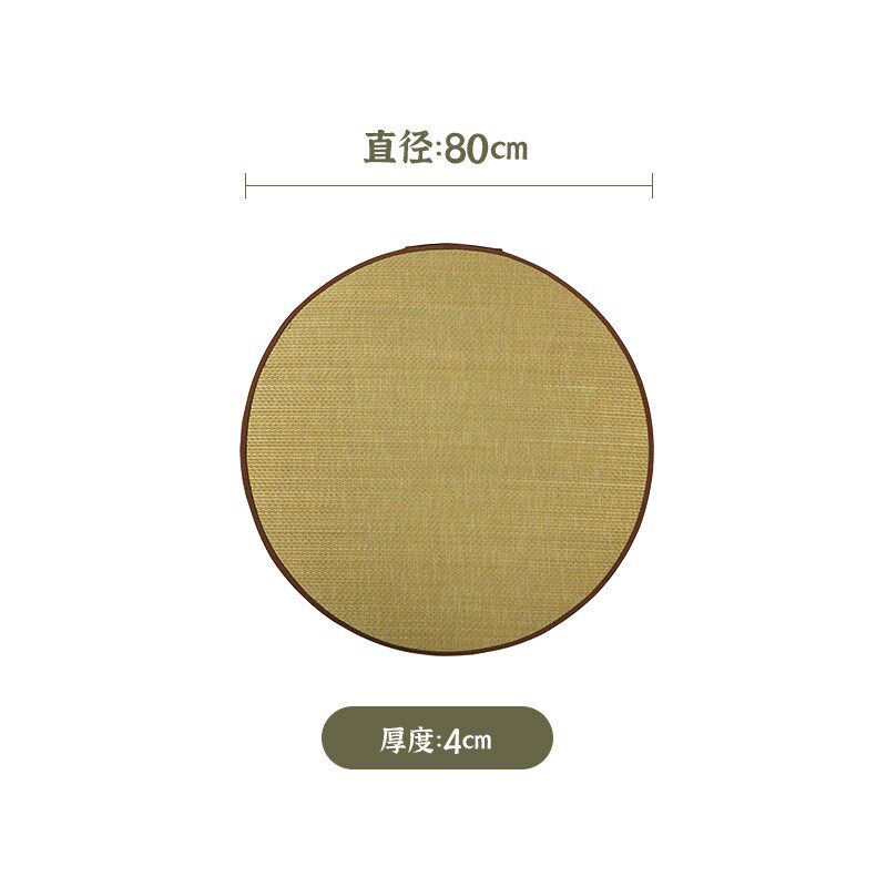 洞见家用寺庙禅修出门便携天然椰棕打坐上垫下垫套装春秋打坐