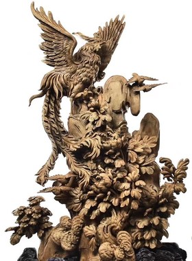 直播间专拍太行柏木工艺礼品摆饰木雕小F叶紫檀花梨木手串家具饰