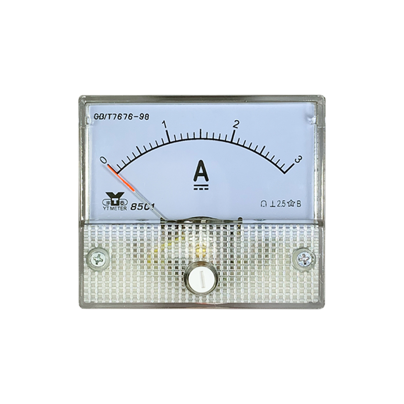 85C1直流d电流表75mv直通1a 5a 100a dc电流表56x64mm85C2指针表