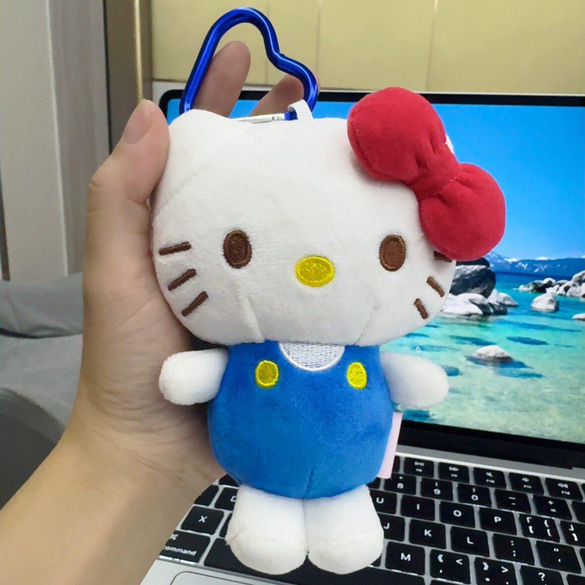 正版HelloKitty挂件-站姿宝石蓝