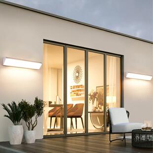 直销新款户外壁灯防水长条led一字极简现代别墅庭院大门超亮阳台