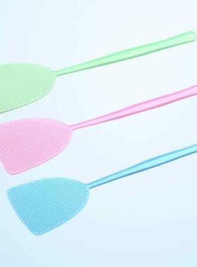 summer plastic flyswatter large household durable long hand