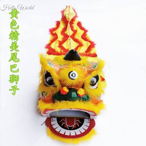 。狮子头舞狮儿童狮头道具衣服头套舞龙醒师幼儿园表演道具小学舞