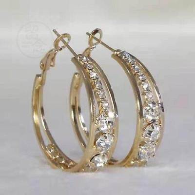 Weiya ear accessories temperament zircon inlaid Fashion Ea