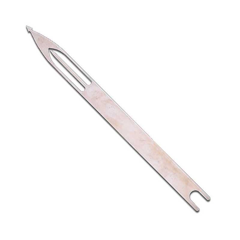 不锈钢梭子织网梭子织网工具涛哥撒网补网针三层网织网工具塑料梭