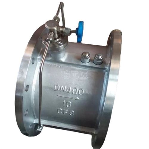 微阻缓闭蝶式止回阀 HH49W/H/X 不锈钢缓闭止回阀 缓闭蝶式法兰