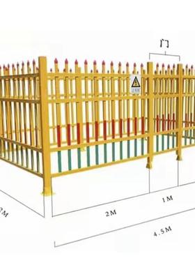 。变压器围栏户外电力箱变防护栏杆玻璃钢绝缘栅栏围挡配电箱隔离