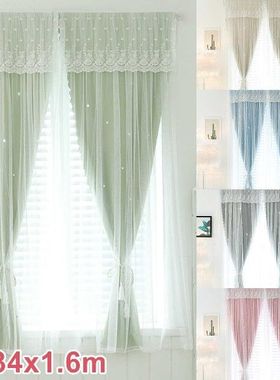 Solid White Tulle eer Curtains for Living Room Decoration