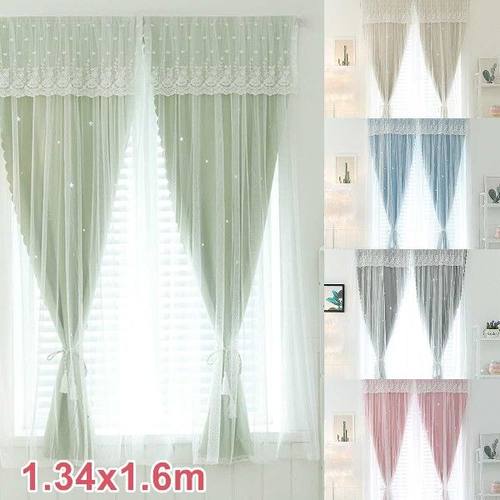 Solid White Tulle eer Curtains for Living Room Decoration