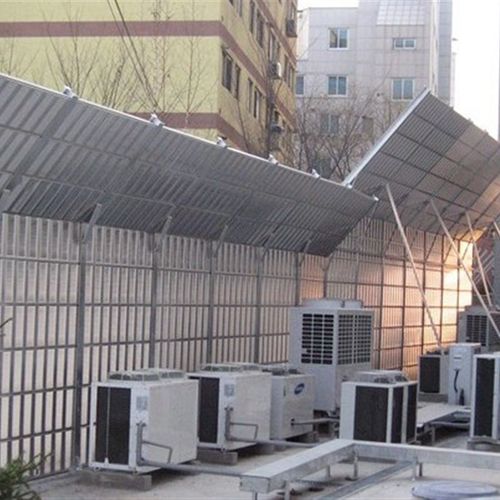 小区工地机械降噪隔音板高速公路声屏障室外空调外机冷却塔隔音墙
