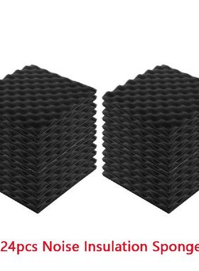 24pcs Recording Soundproof Foam Video Room Sound Noise