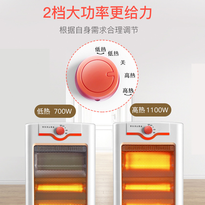 Compact Room Air Space Heater Warmer Fan 1500W Electric