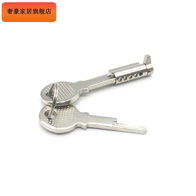 玻璃锁柜台锁拉门移门趟门双门冰柜手机珠宝展示柜锁橱窗整体橱柜