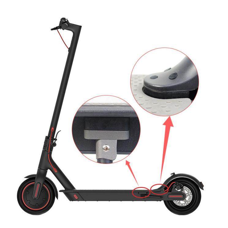 新款滑板车挡泥板垫片脚撑垫尾灯垫m365增高垫尾灯垫片生产