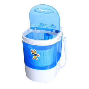 小鸭单筒迷你洗衣机带脱水洗沥一体小型婴儿童宝宝半自动家用甩干