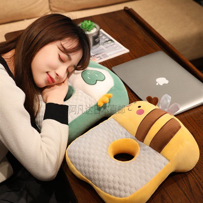 日本午睡枕学生趴睡枕儿童午睡神器教室睡觉抱枕趴趴枕午休枕头潮