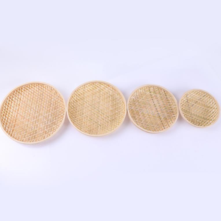 农家竹编圆簸箕水果圆盘特色食品馒头筐点心篮托盘餐具厨房鸡蛋篮