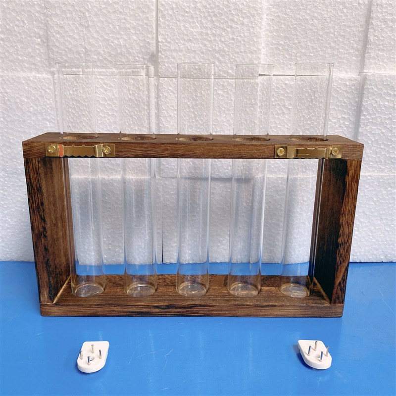 养壁挂式悬挂式花盆创意简约水培玻璃试管花器皿花瓶水植物插装饰