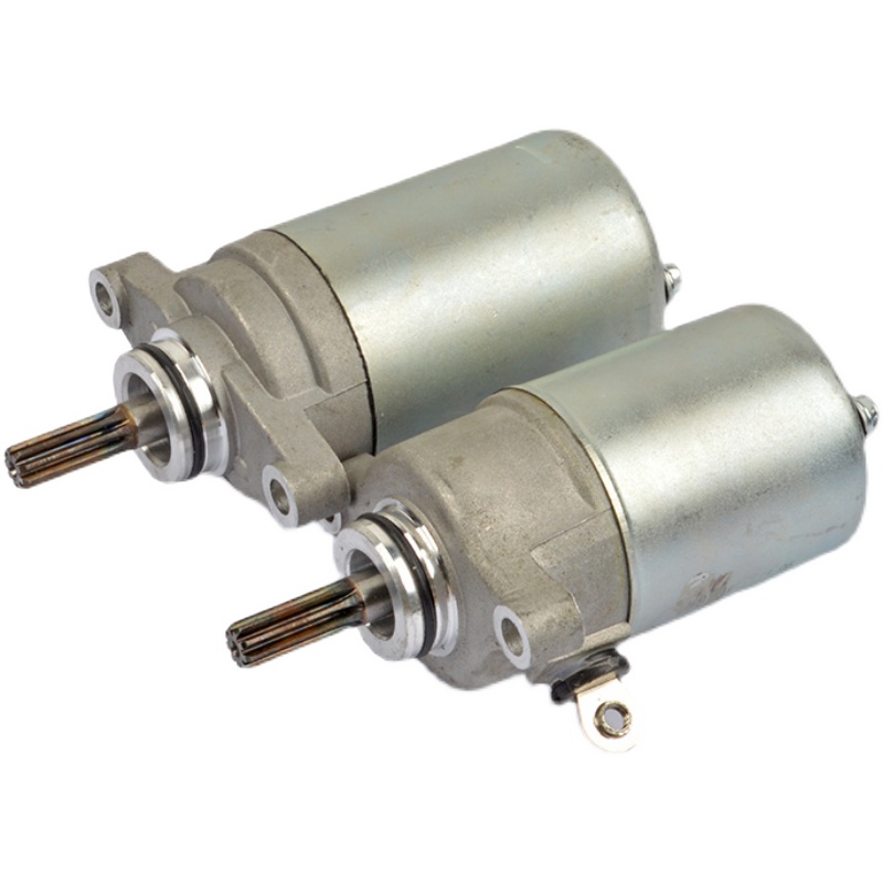 踏板摩托车雅马哈福喜禧巧格100RSZ鬼火起动马达丽鹰100启动电机