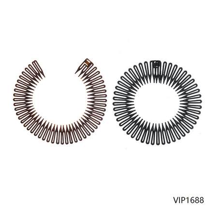 Plastic Full Circle Stretch Flexible Comb Teeth Headband Hai