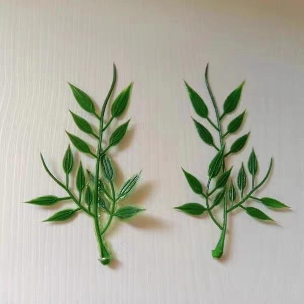 新款直销仿真小尤加利杨柳条小春草ins绿植家居装饰鱼缸插花配件