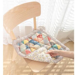 新款直销韩式坐垫纯棉加厚夹棉椅子垫四季通用办公室学生屁股垫防