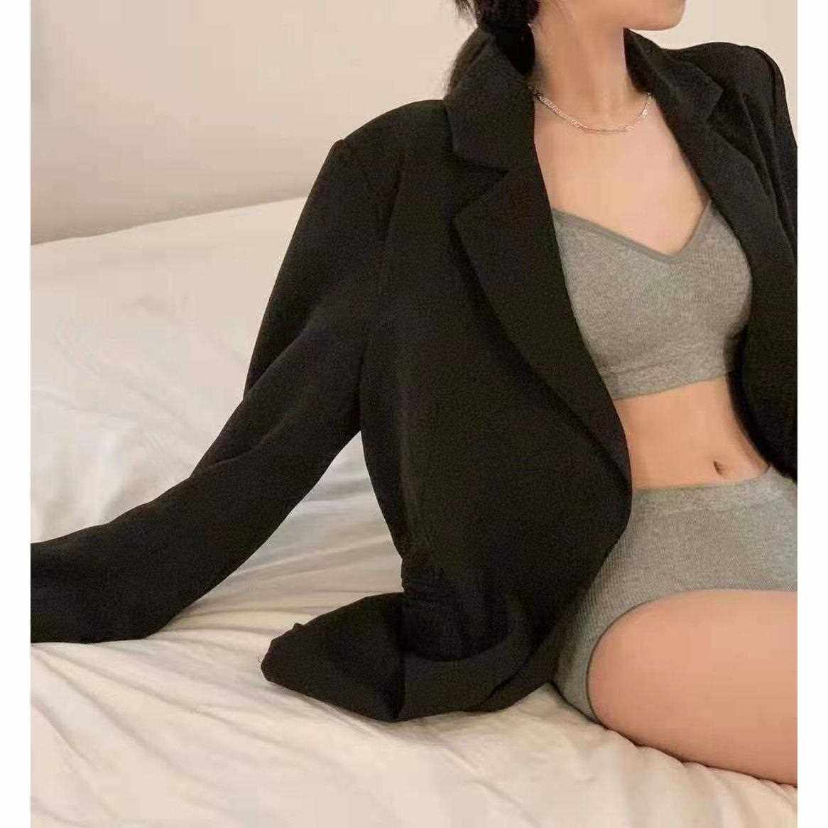 新款直销微商爆款少女纯欲无钢圈小胸聚拢专用内搭美背文胸学生内
