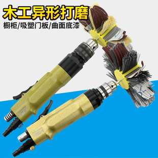 2带齿风钻柜门木雕砂光机 百马BM 80FY异形直式 打磨3 8夹头1