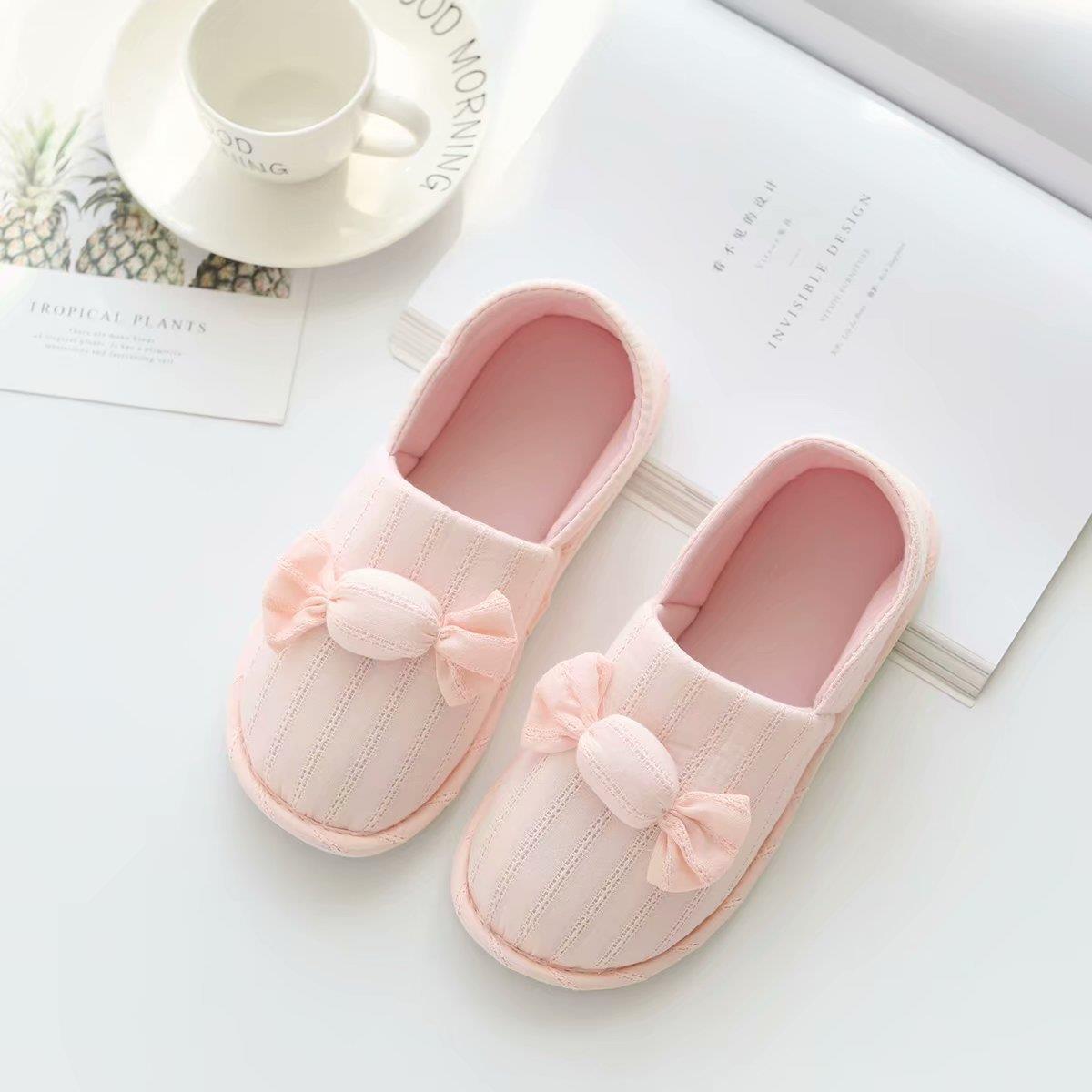 新款直销韩版春秋月子鞋包跟居家棉拖鞋产后坐月子防滑透气纯棉夏