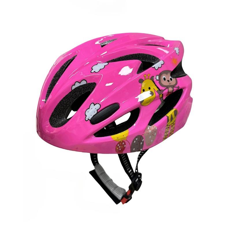 新款直销儿童自行车骑行小鹿头盔平衡车滑板轮滑安全帽一体成型调